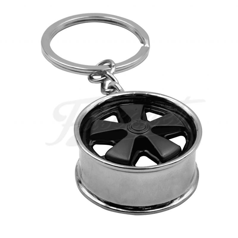 Chaveiro Roda Fuchs preta EMPI