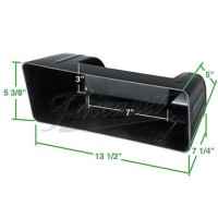 Caixa do portaluvas plástico ocultar rádio