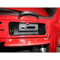 Caixa do portaluvas plástico ocultar rádio