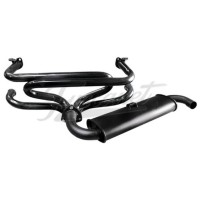 Sistema Kit escapamento VW Fusca 4x1 Quiet Pack EMPI