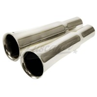 Ponteira escape dimensionada EMPI Inox Polida