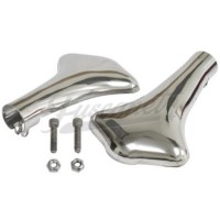 Decoração em aço inoxidável vintage escapamento Fusca EMPI