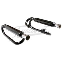 Escapamento Esportivo Buggy Ponteira Cromada 2x1 EMPI