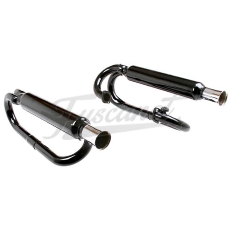 Escapamento Esportivo Buggy Ponteira Cromada 2x1 EMPI