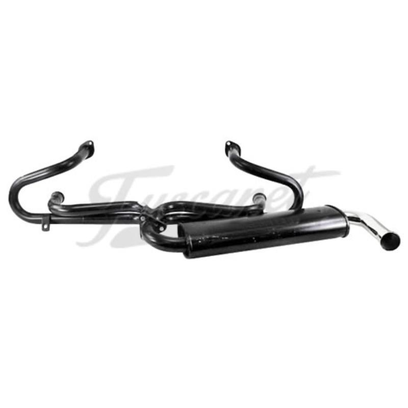 Sistema Escapamento 4 x 1 EMPI Com Abafador Para Tipo 3