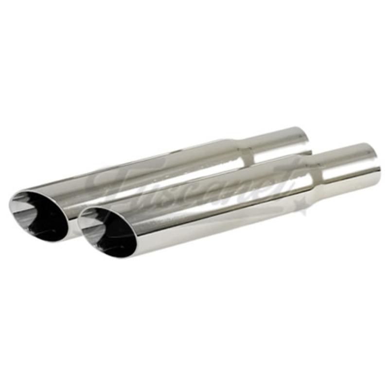 Ponteira escape iNOX diagonal EMPI VW Fusca Karmann Ghia