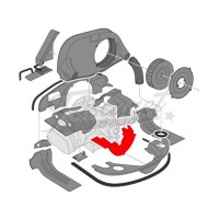 Lata Chapa Motor VW Fusca Preta Baixo Polia EMPI