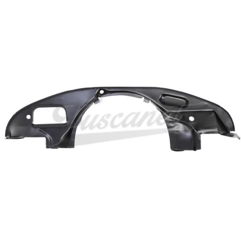 Lata Chapa Frente Motor VW Fusca AR preta Deslocada