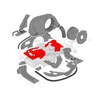 Lata Chapa EMPI VW Fusca Cilindros Pretas 1600