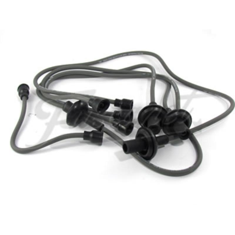 Cabos Vela EMPI 7mm Silicone VW Fusca Kombi Cinza