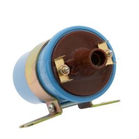 Bobina ignição EMPI Azul 6v Epóxi e suporte Bobina ignição EMPI Azul 6v Epóxi e suporte