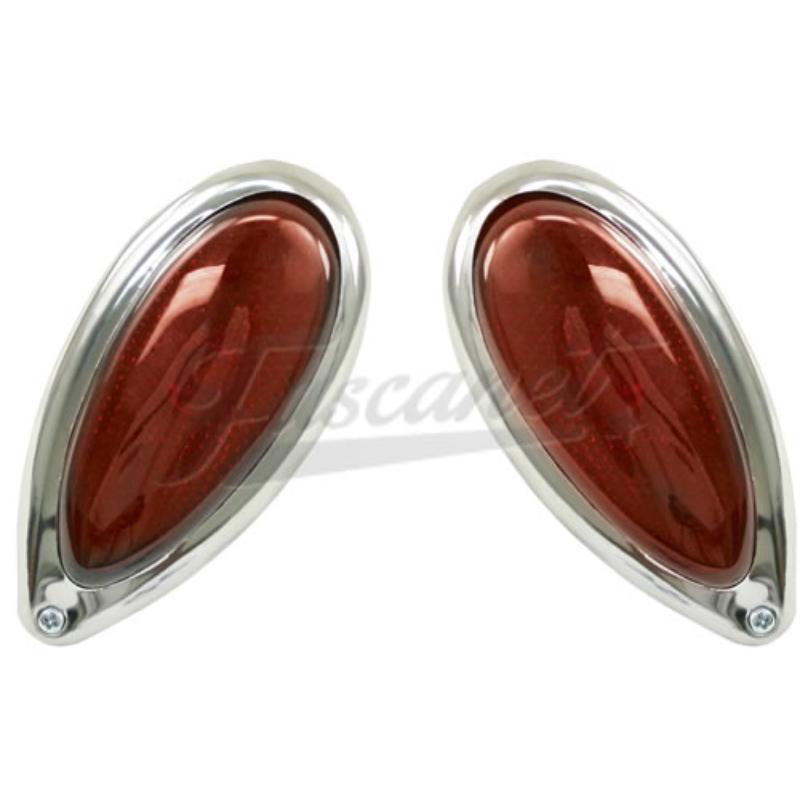 Lanternas traseiras tipo lágrima