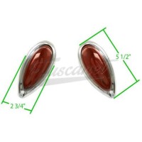 Lanternas traseiras tipo lágrima