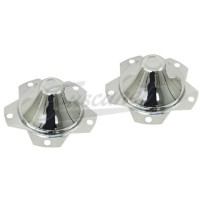 Calota Roda EMPI Cromada VW Fusca Kombi 205x5 Interior 