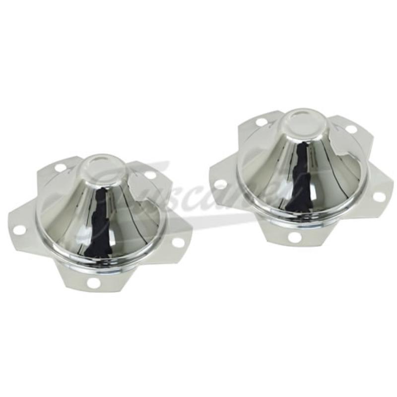 Calota Roda EMPI Cromada VW Fusca Kombi 205x5 Interior 