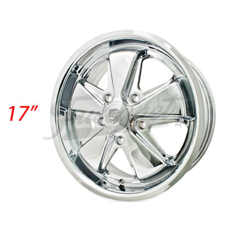 Roda EMPI Fuchs 911 cromada  5/130 7 R17