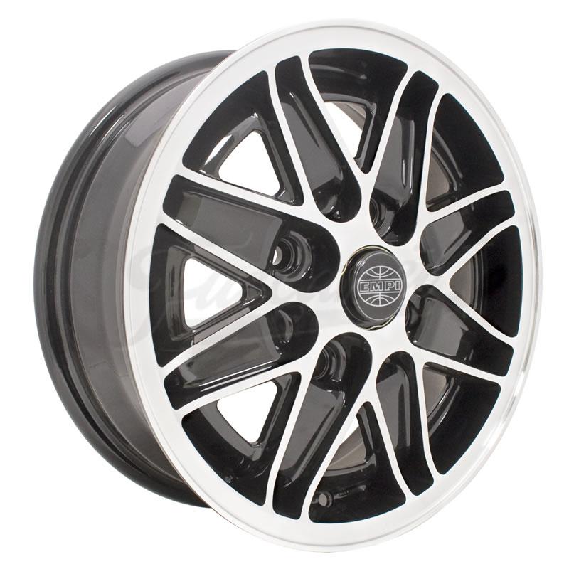 Roda Empi cosmo 5x112 preta e polida 15 5.5