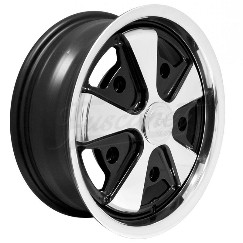 Roda EMPI Fuchs 911Preta Aluminio 5x205 r15 5.5