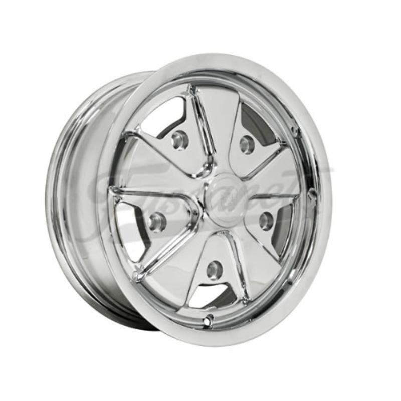 Roda EMPI Fuchs 911 cromada 5x205 R15 5.5