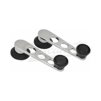 Maçanetas do vidro esportiva cromada até 1966