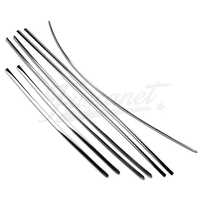 Frisos Inox largos Fusca Antigo p/ Castelo