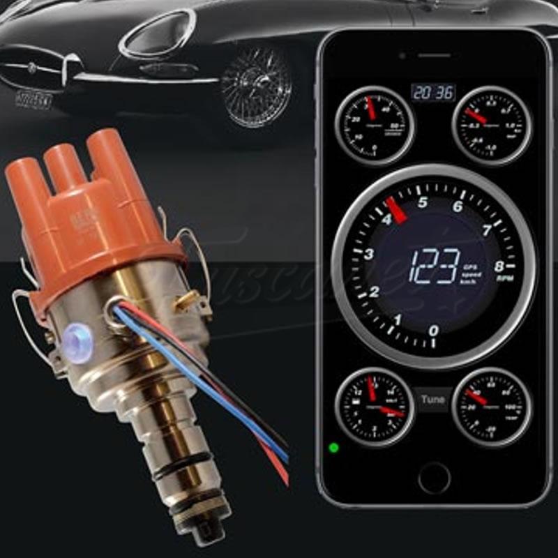 Distribuidor 123 eletrônico programável  Bluetooth Porsche/VW 4 cilindros