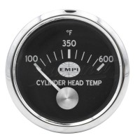 Manômetro Temperatura Cabeçote EMPI Smiths fundo preto 52mm