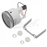 Voltimetro EMPI Smiths fundo preto 52mm