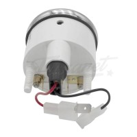 Voltimetro EMPI Smiths fundo preto 52mm