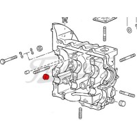 Tampão EMPI comando válvulas p/ canaleta VW Fusca AR