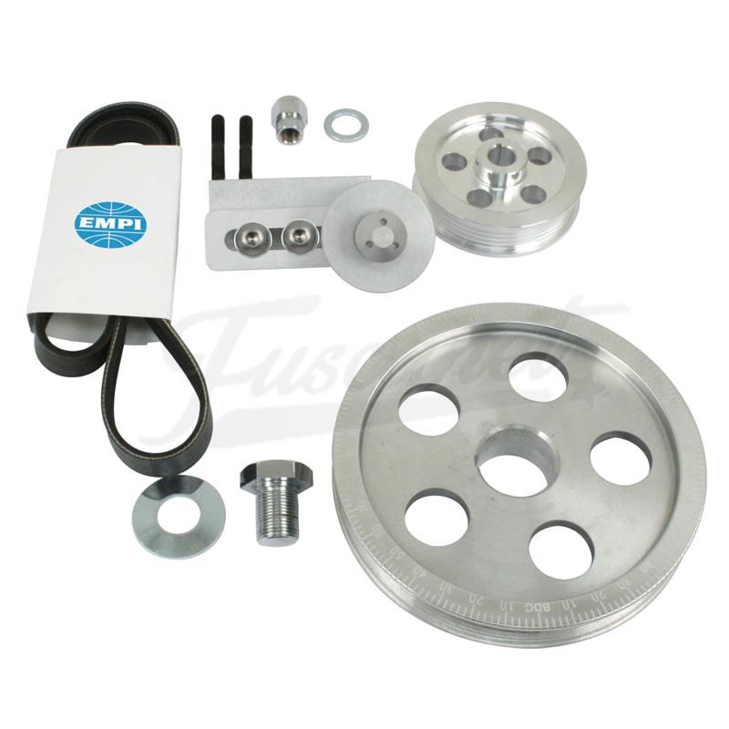 Kit polias com esticador EMPI Aluminio