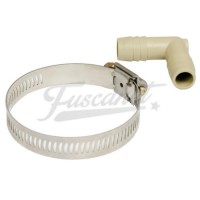 Filtro ar redondo esportivo EMPI cromado 52mm boca - base flexivel