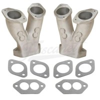 Coletores Admissão Duplo Weber IDF Fusca grossos Coletores Admissão Duplo Weber IDF Fusca grossos