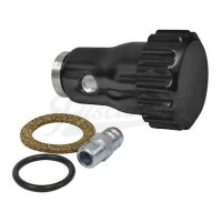 Respiro de óleo Billet Preto Estriada EMPI