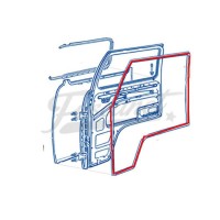 Par Borracha porta dianteira Kombi Clipper 76/97