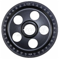 Polia EMPI virabrequim VW Fusca AR Furada STD Preta