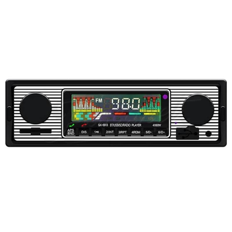 Rádio Retro Vintage Automotivo Bluetooth Fusca Kombi