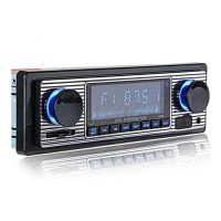 Rádio Retro Vintage Automotivo Bluetooth Fusca Kombi