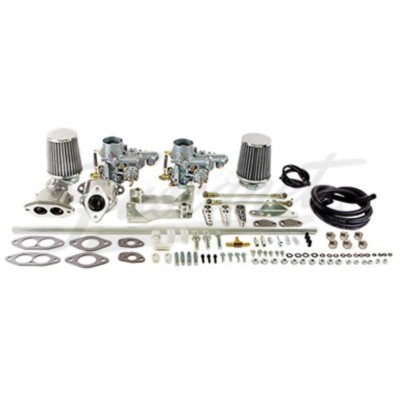Kit carburadores duplos 34 ICT EMPI Fusca Kombi Brasilia