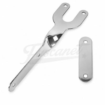 Suporte luz stop traseira cromado
