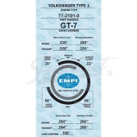 Kit Comando VW Fusca AR EMPI GT-7 FK8 295 graus 9.75 mm
