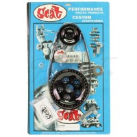 Kit polias de virabrequim com esticador SCAT Pretas