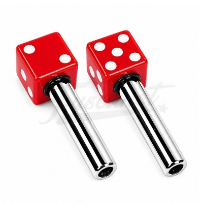 Pino de porta de Dado, par Vermelho
