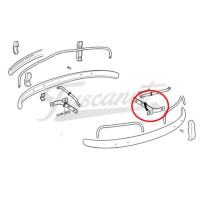 Suporte para-choque traseiro fusca antigo até 70