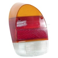 Lente lanterna traseira VW Fusca Fuscão Tricolor Acrilico