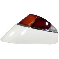 Lanterna traseira VW Fuscão lente tricolor Direita