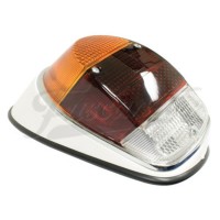 Lanterna traseira VW Fuscão lente tricolor Direita