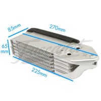 Radiador óleo Aluminio Deslocado VW Fusca AR m/ alemão 