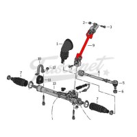 Cruzeta de direção Super Beetle 75-79