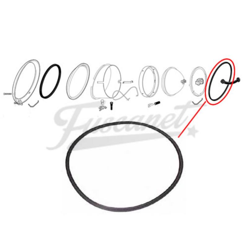 Guarnição do farol olho de boi